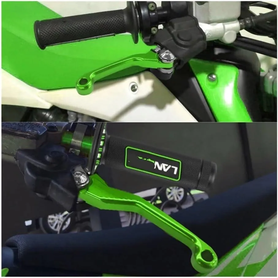 Handle Clutch Brake Lever KX 80 Motorcycle Pivot Brake Clutch Levers for KX80 2001-2018 2017 2016 2015 2014 2013 2012 2011 2010 09 08
