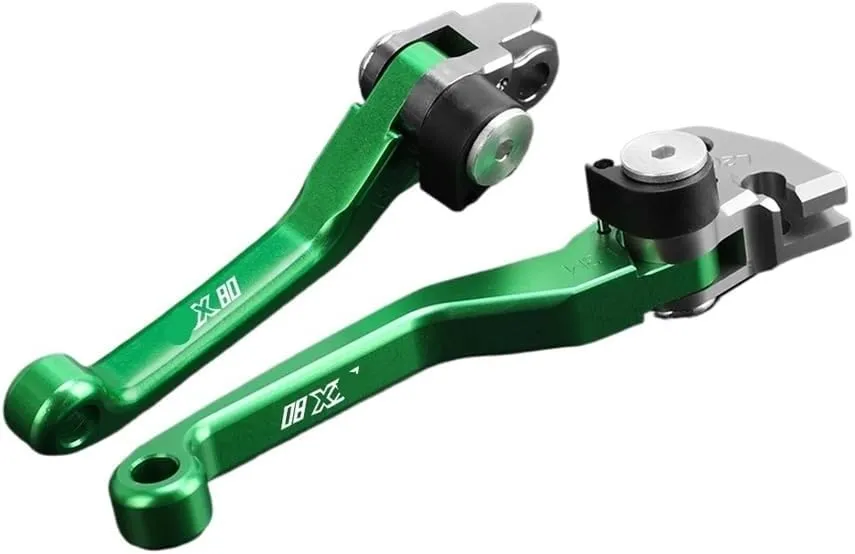 Handle Clutch Brake Lever KX 80 Motorcycle Pivot Brake Clutch Levers for KX80 2001-2018 2017 2016 2015 2014 2013 2012 2011 2010 09 08
