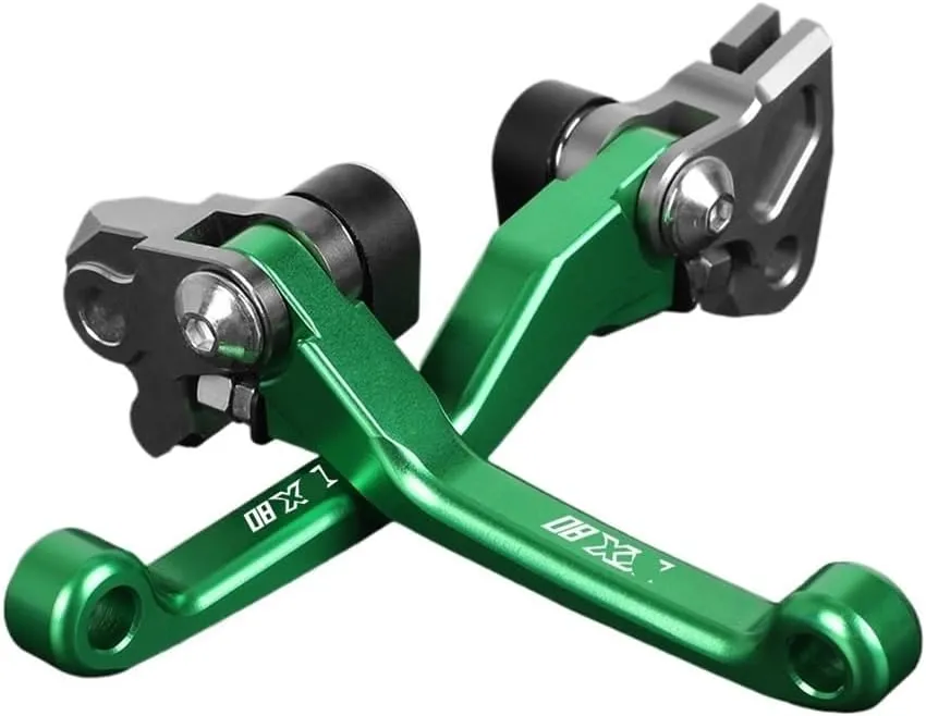 Handle Clutch Brake Lever KX 80 Motorcycle Pivot Brake Clutch Levers for KX80 2001-2018 2017 2016 2015 2014 2013 2012 2011 2010 09 08