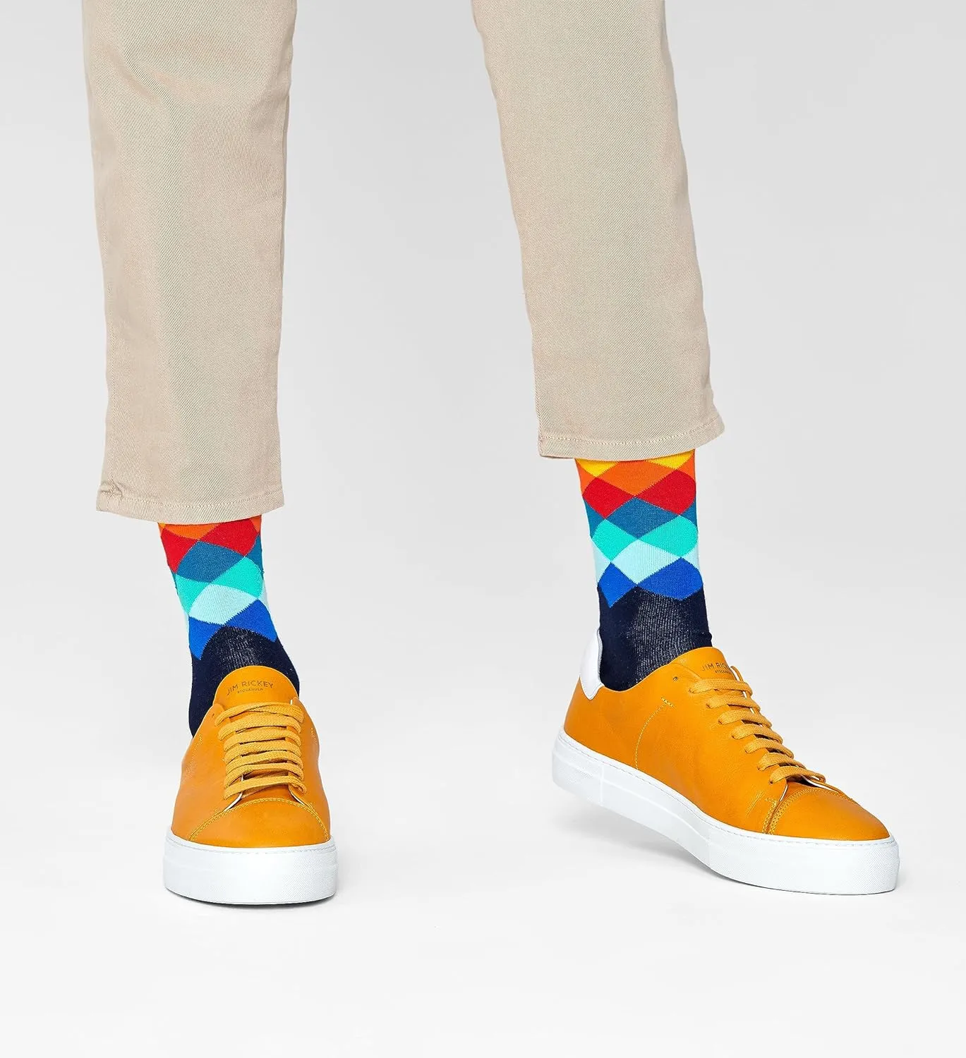 Happy Socks Geometric Patterns Designs - Socks for Men and Women, Multicolor Gift Boxes - made with Sustainable Cotton