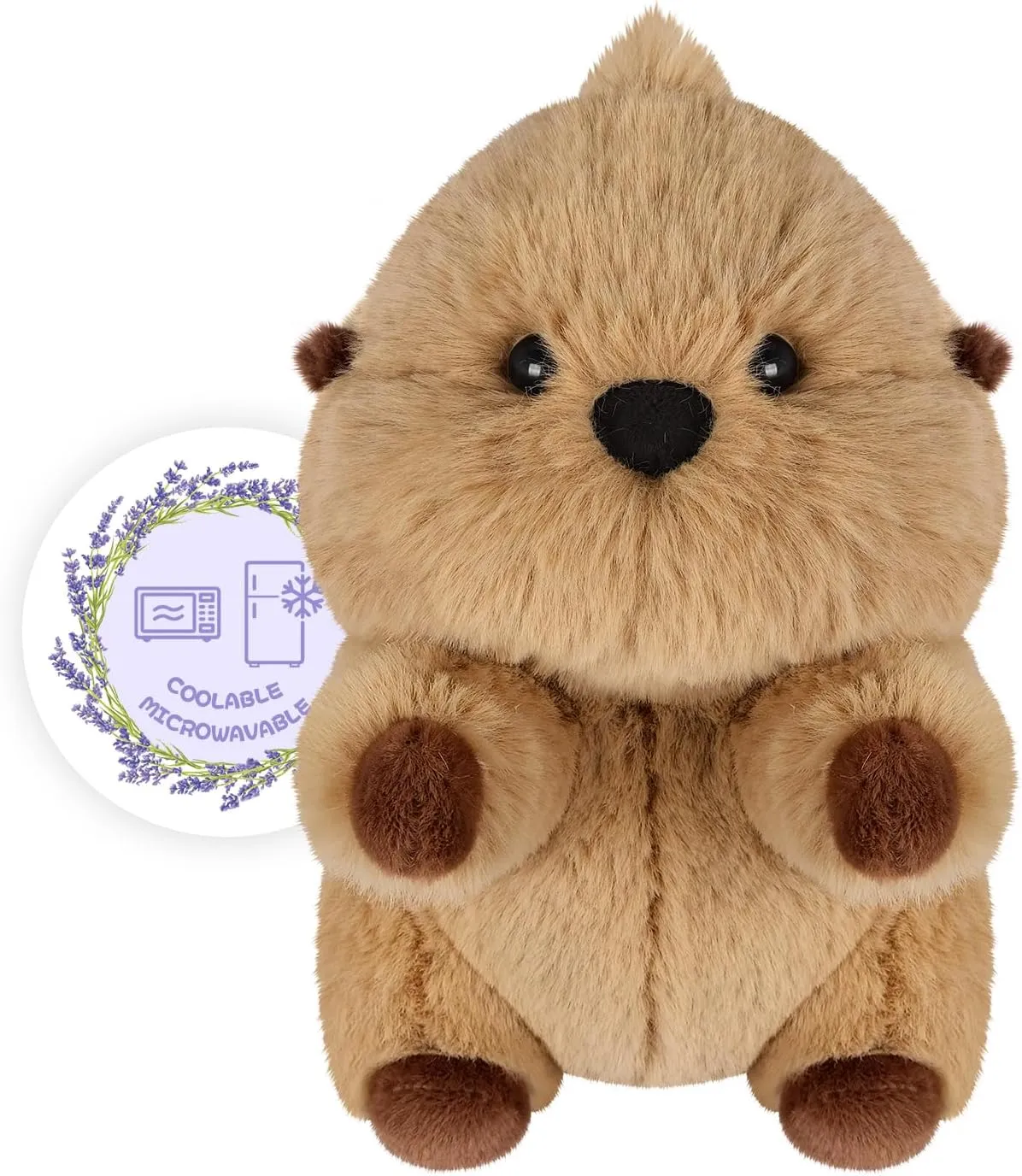 Heatable & Coolable Otter Stuffed Animals, Cute Microwavable Heating Pad Plushies for Soothing & Relaxation, Stuffed Otter Plush Toys, Plushie Toys Gifts