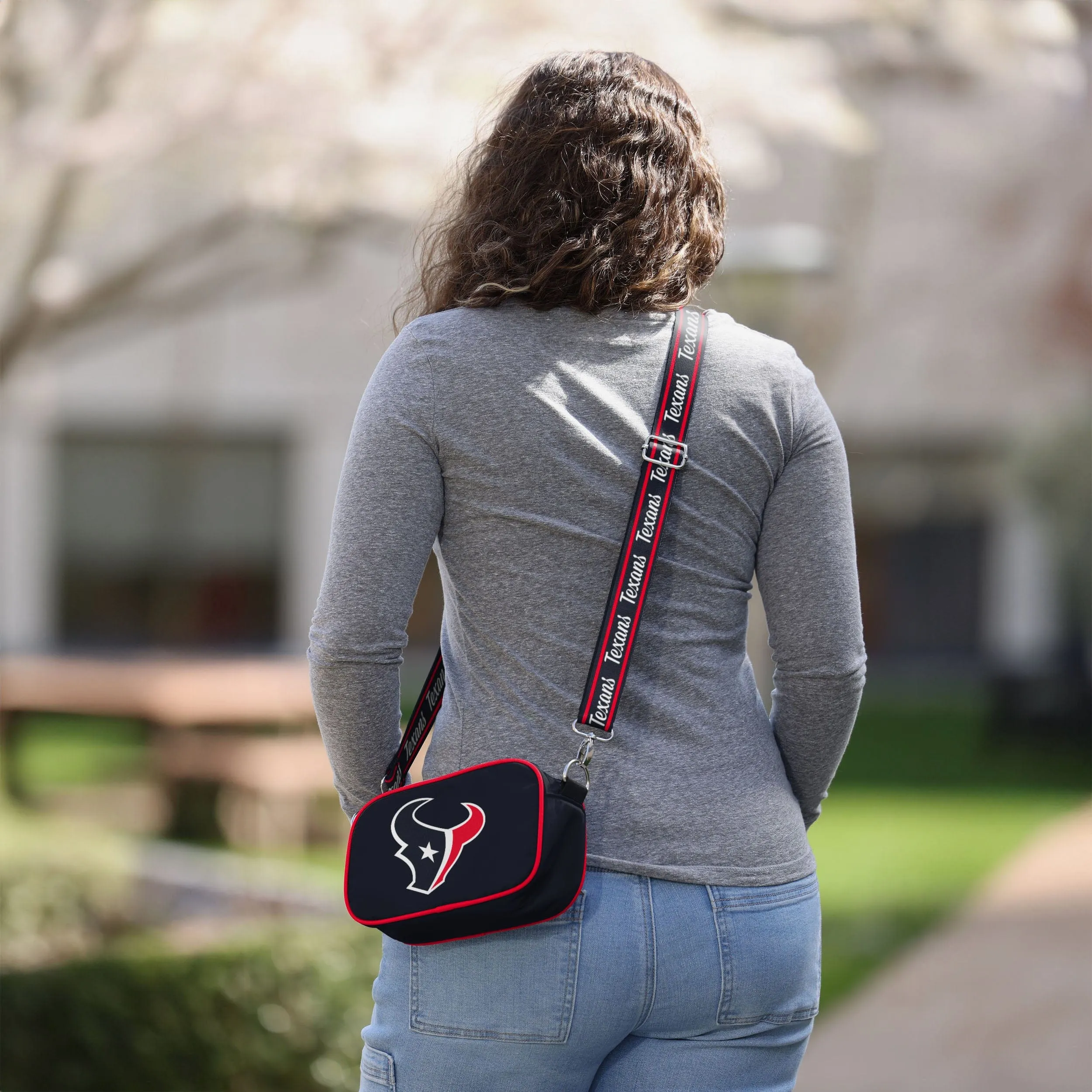 Houston Texans Team Logo Crossbody Bag