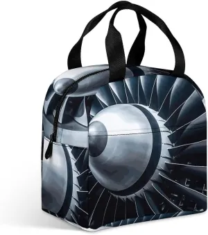 Insulated Lunch Bags Jet Engine Lunch Bag for Women Men Insulated Lunch Box for Work Picnic Travel