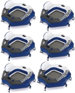 Intex River Run Single Person Inflatable Connecting Lounge Tube