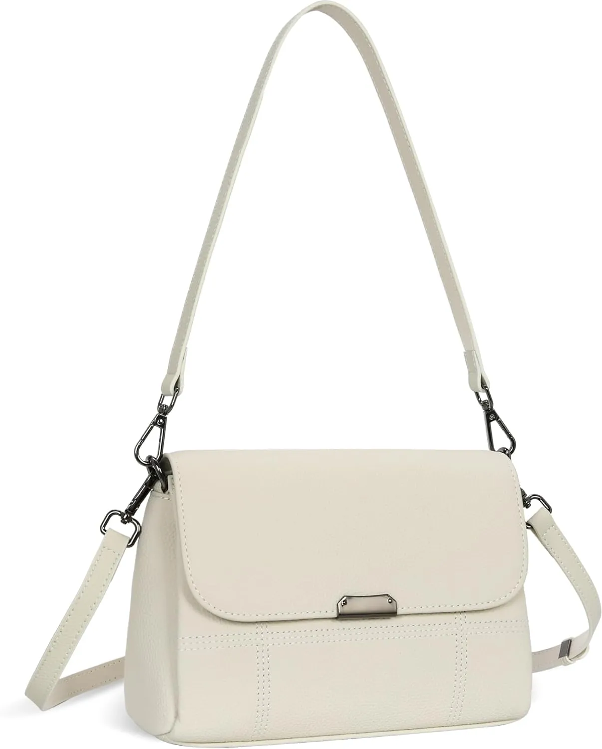 Iswee Genuine Leather Purses for Women Crossbody Bags Designer Shoulder Handbags Ladies Purses Casual Bag