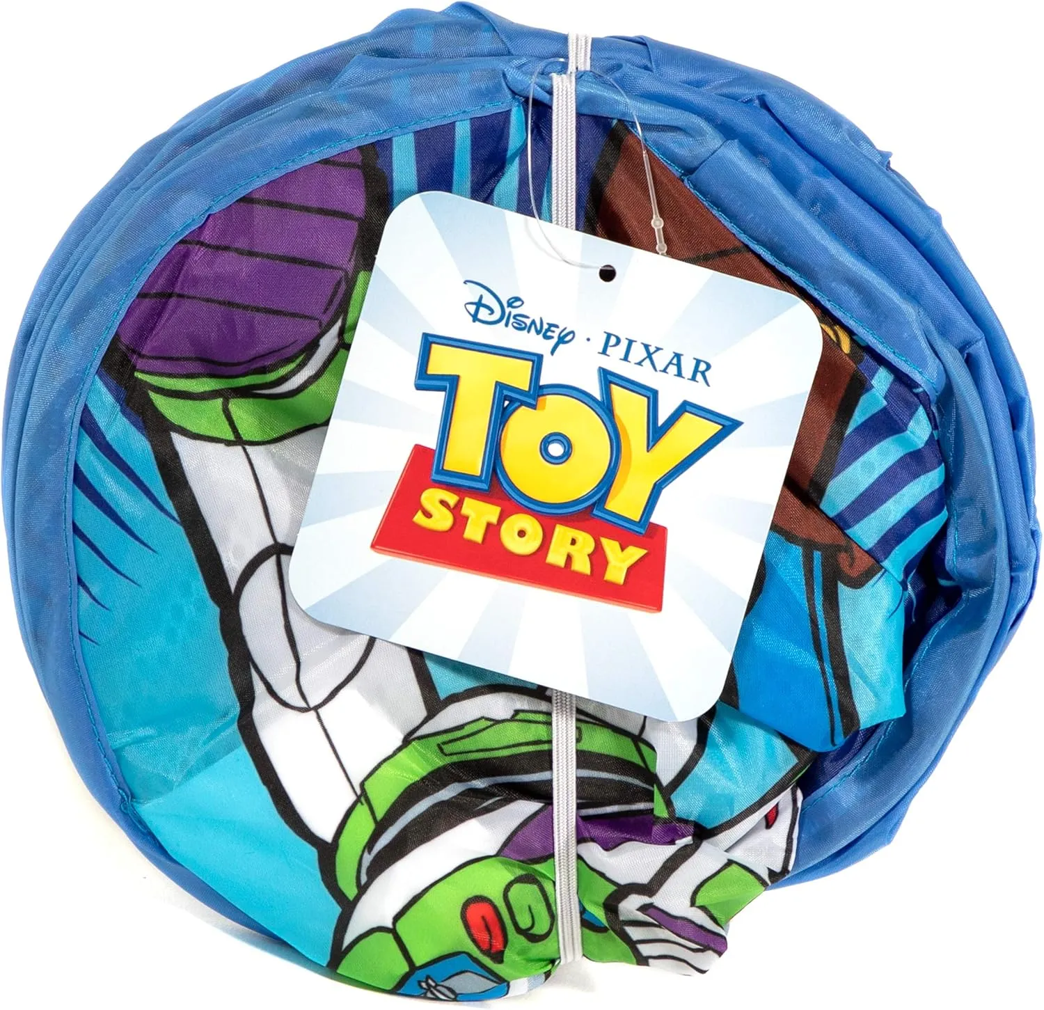 Jay Franco Disney Pixar Toy Story Pop Up Hamper - Mesh Laundry Basket/Bag with Durable Handles - Features Woody, Buzz Lightyear & Forky (Official Disney Product)