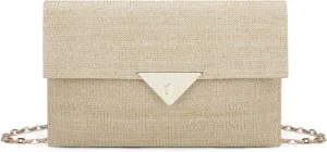 jessie Straw Clutch Purse for Women Summer Woven Beach Bag Rattan Crossbody Evening Purses Vacation Handbags for Party