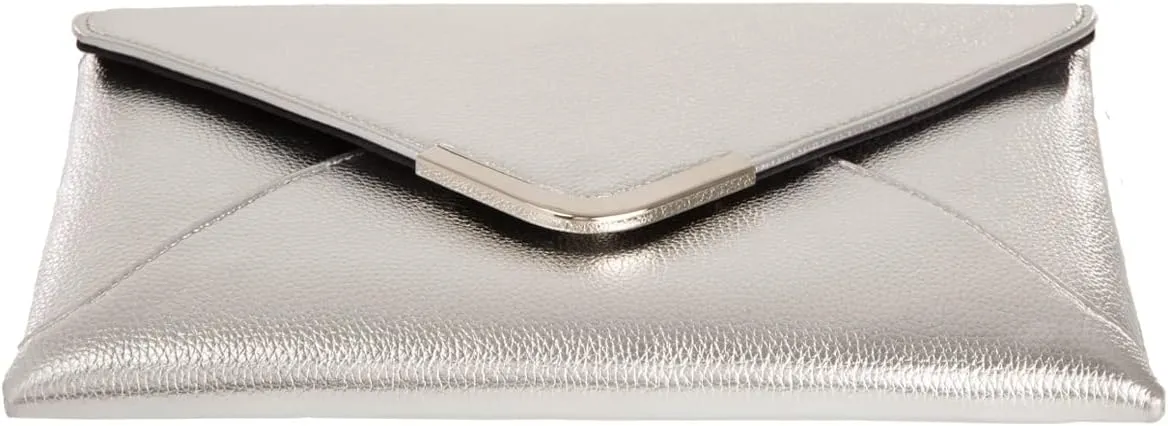 JNB Faux Leather Envelope Clutch Purse