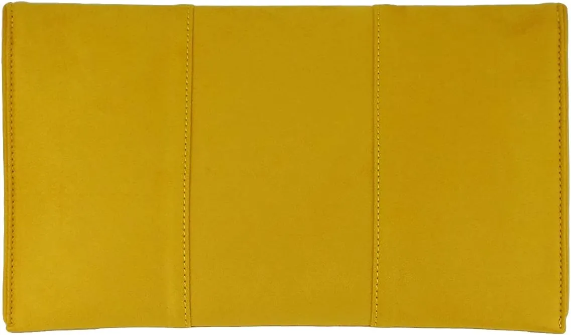 JNB Women's Faux Microsuede Envelope Clutch