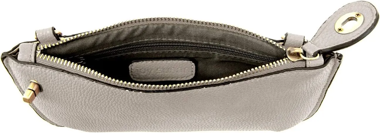 Joy Susan Women's Fashion Purse Mini Crossbody Wristlet Clutch Handbag