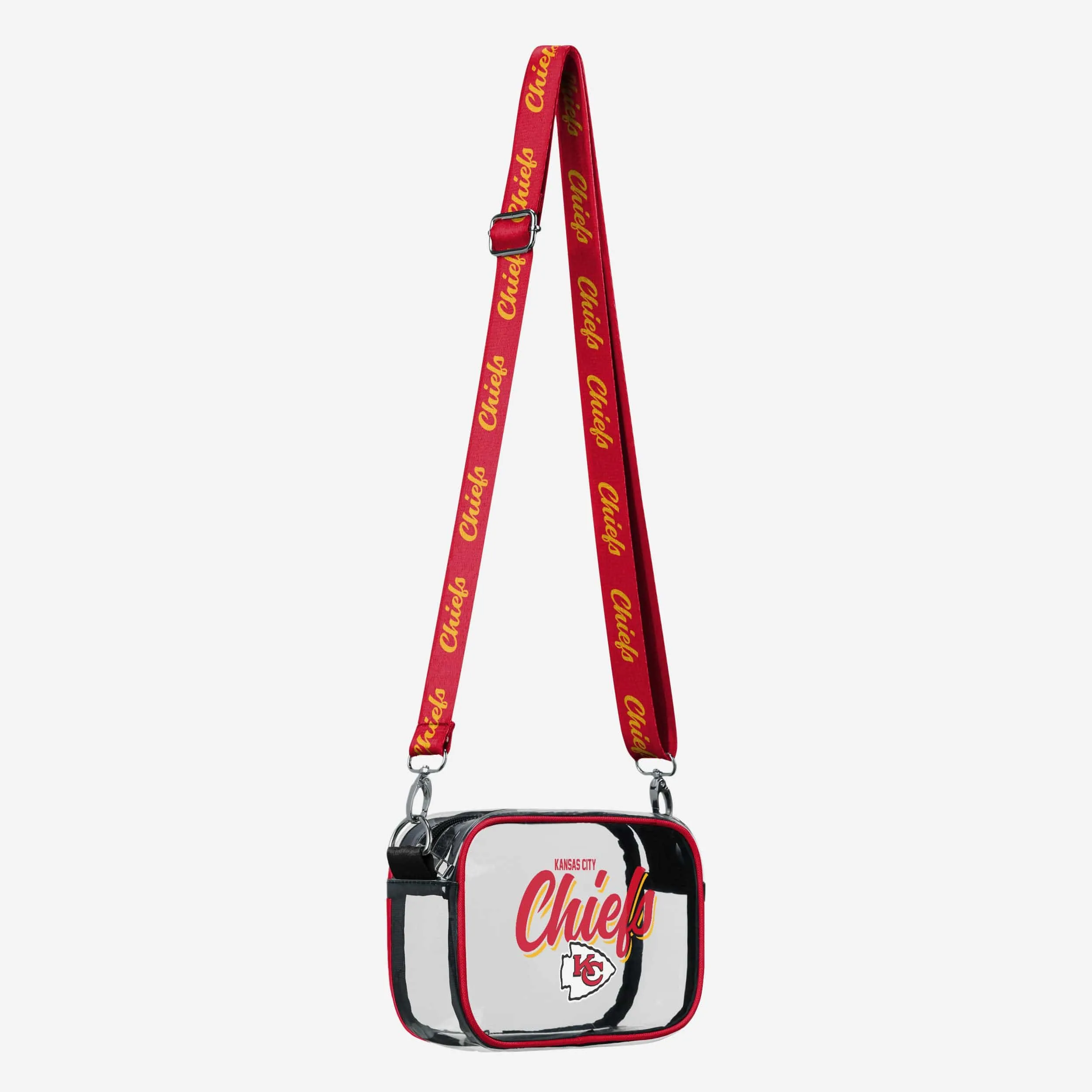 Kansas City Chiefs Monty Script Clear Crossbody Bag