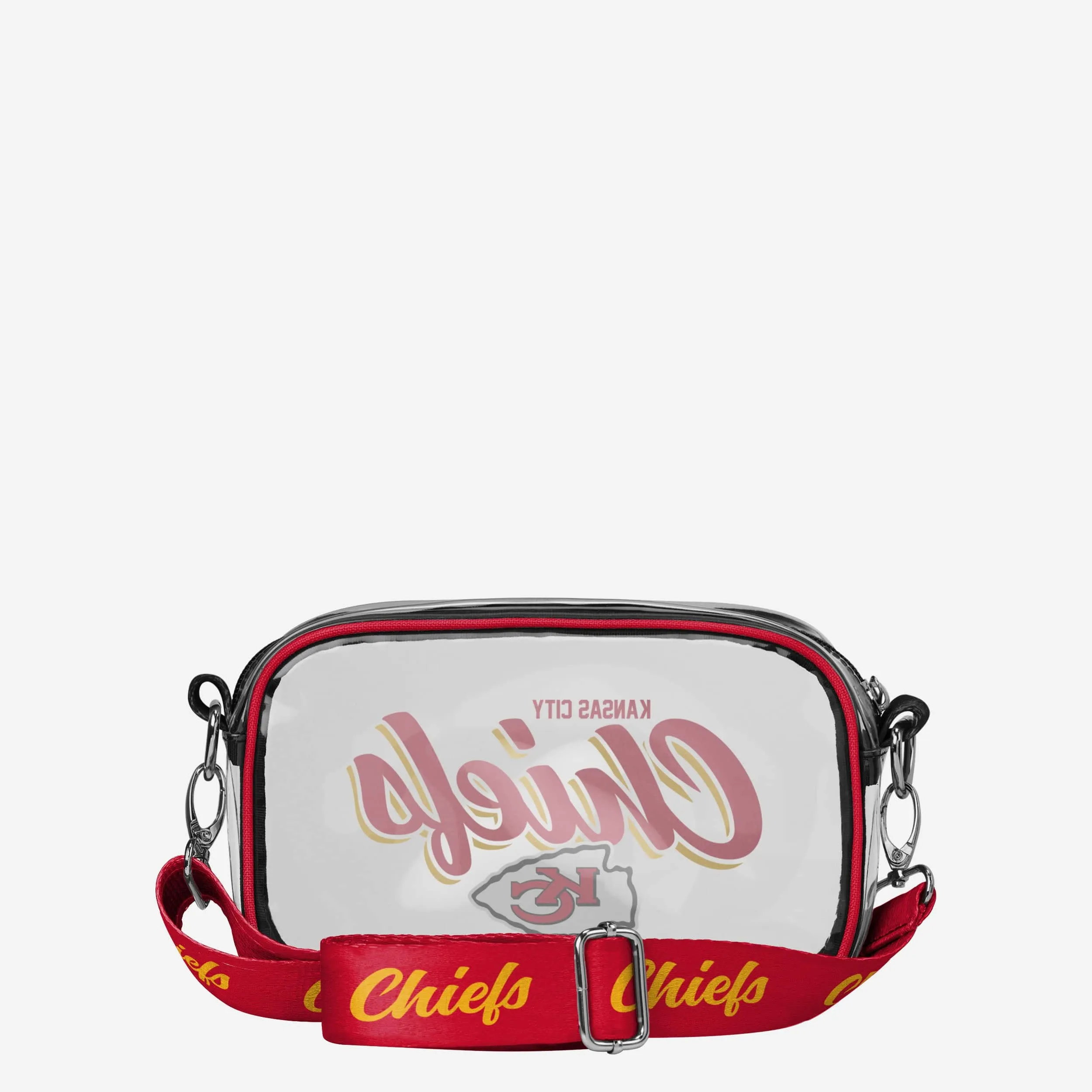 Kansas City Chiefs Monty Script Clear Crossbody Bag