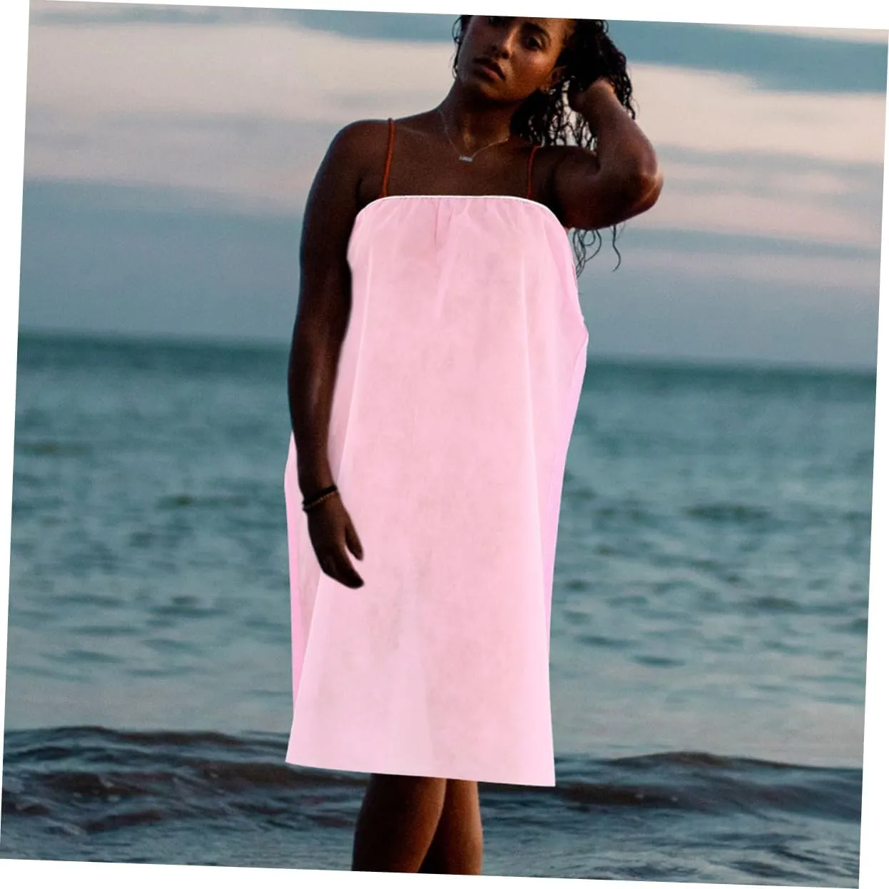 Kisangel Beauty Dress Bathrobe Women Robe for Sauna Comfortable Bath Robe Sauna Robes Bath Wraps for Lady