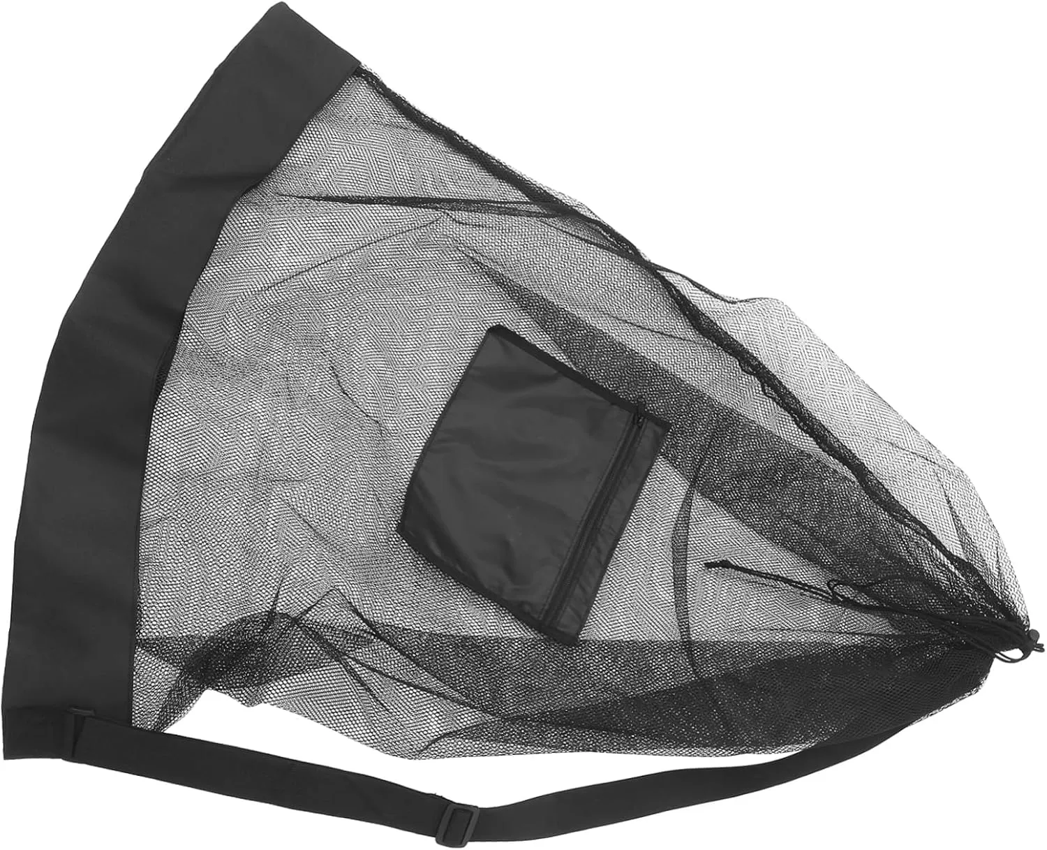 Kisangel Large Mesh Basketball Carrying Bag with Shoulder Strap Portable Drawstring Net Bag for Storing Soccer Volleyball and Other Balls for Schools and Gyms