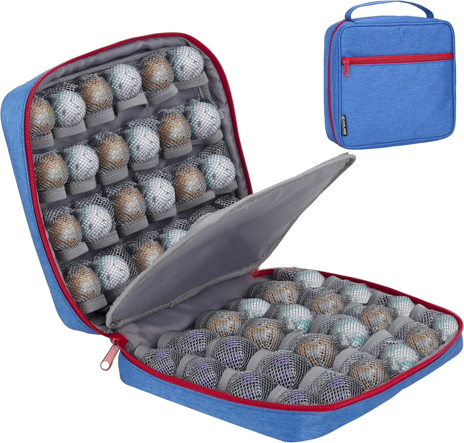 KISLANE 48 Toys Storage Case Compatible with Bakugan Figures, BakuCores, Kids Carrying Case for 48 Bakugan Figures, Bag Only