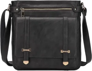 KL928 Crossbody Bags for Women Soft FAUX Leather Wallet Purses Adjustable Strap Medium Shoulder Handbags