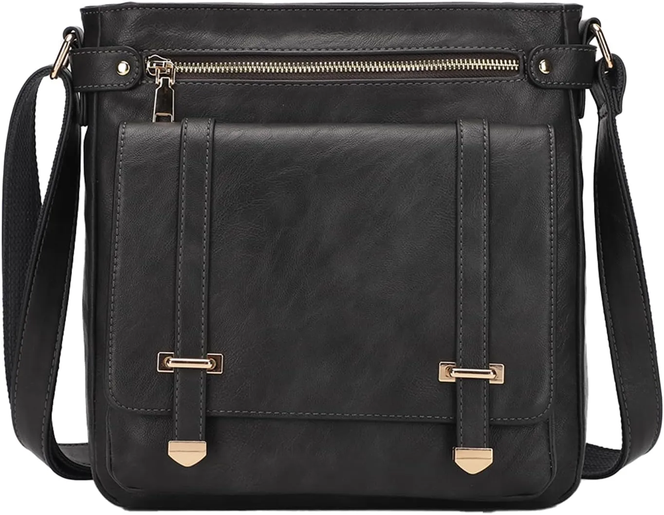 KL928 Crossbody Bags for Women Soft FAUX Leather Wallet Purses Adjustable Strap Medium Shoulder Handbags