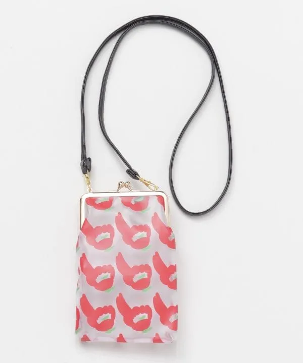 KOKESHI Flower Vinyl Gamaguchi Shoulder Bag