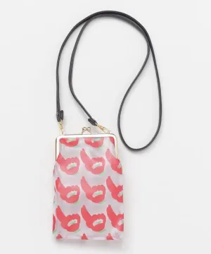 KOKESHI Flower Vinyl Gamaguchi Shoulder Bag