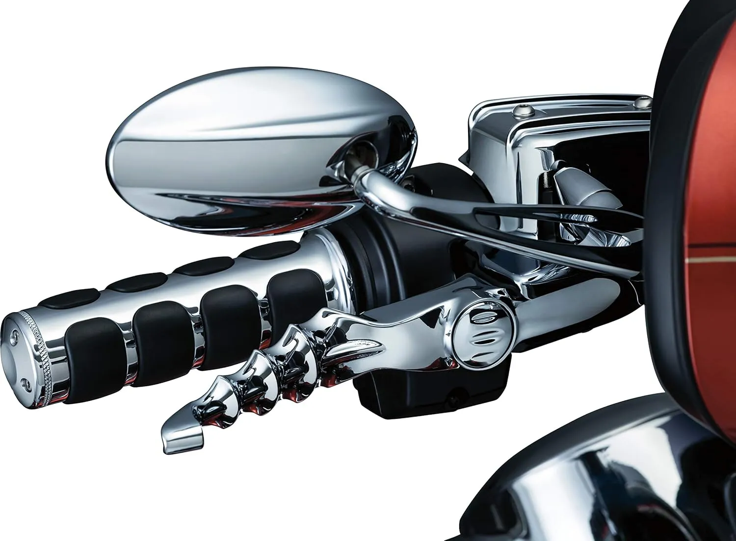Kuryakyn 1984 Motorcycle Handlebar Accessory: Zombie Clutch and Brake Trigger Levers for 2017-19 Harley-Davidson Touring Motorcycles, Chrome, 1 Pair