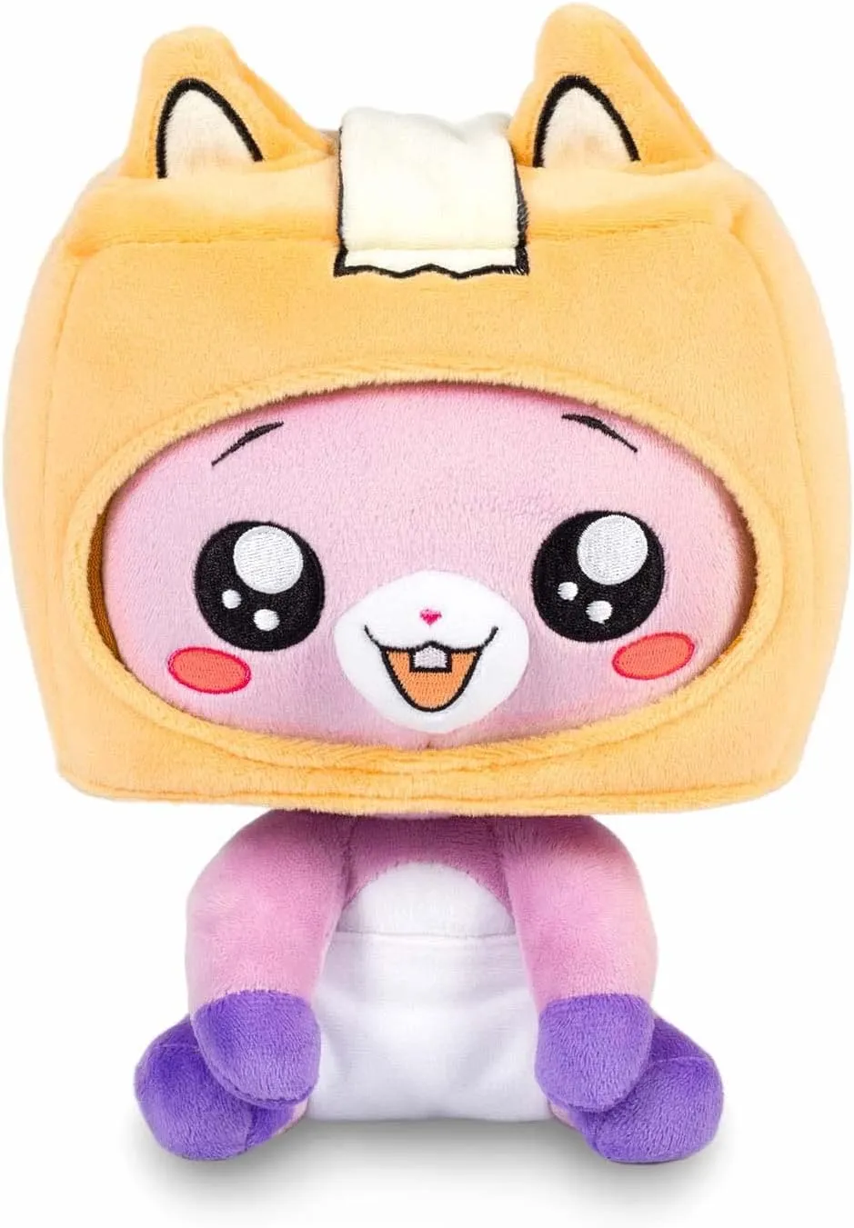 LankyBox Official Merch - Baby Foxy Plush Toy - Small Stuffed Plushies - Lanky Box Toy for Kids Foxy and Boxy