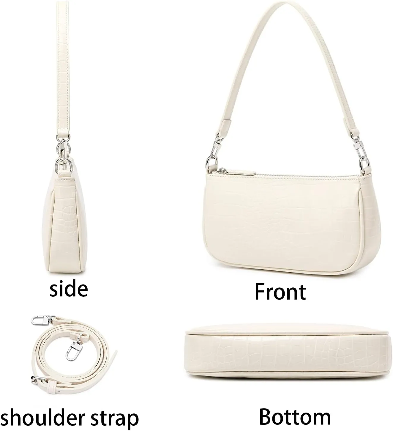 lapsting Women Small Shoulder Bag Mini Purse Womens Crossbody Clutch Purses 90s Y2k Bags