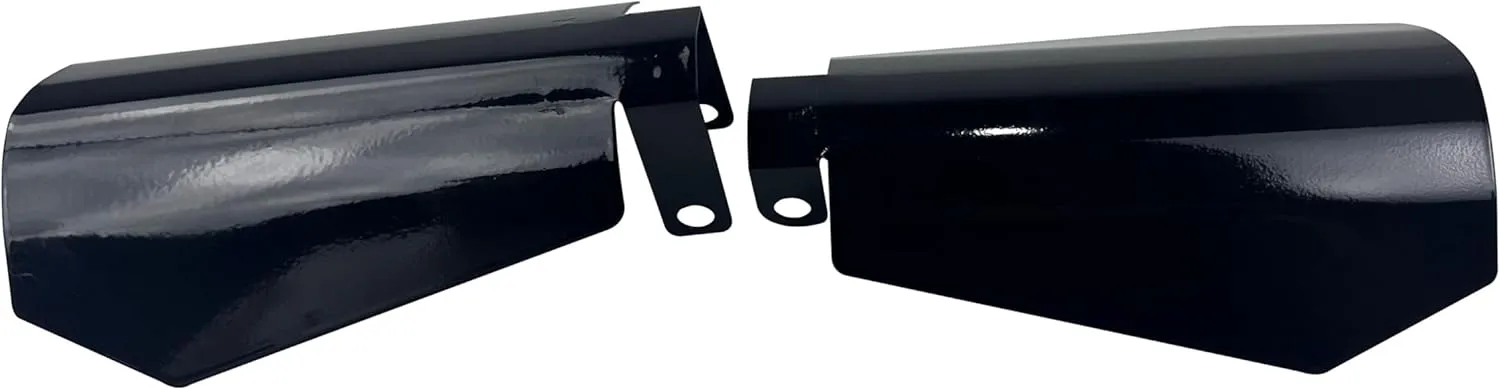 Large Black Coffin Cut Handguards Hand Guards Compatible for Harley Sportster Touring Street Glide Road King Electra Glide 2007-2023