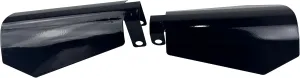 Large Black Coffin Cut Handguards Hand Guards Compatible for Harley Sportster Touring Street Glide Road King Electra Glide 2007-2023