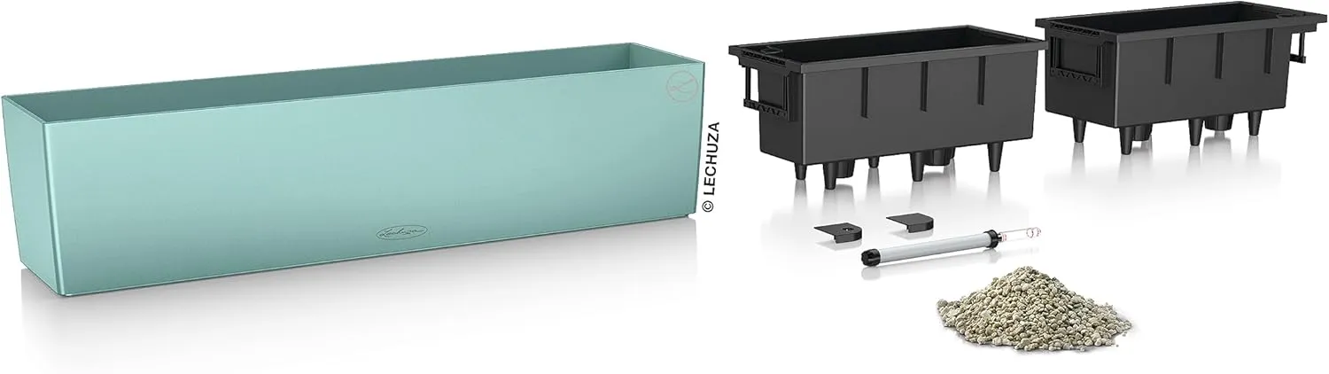 LECHUZA BALCONERA Color 80 pastel green 15705