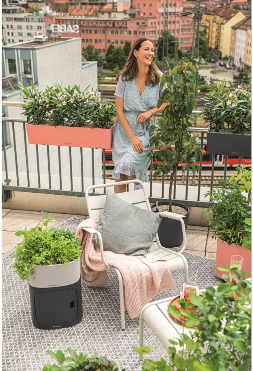 Lechuza BALCONERA Color 80 Sand Brown 15706