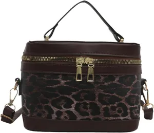 Leopard Print Purse Leopard Crossbody Bag Cheetah Print Handbag for Cheetah Girls Prom Wedding Evening Bag