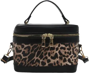Leopard Print Purse Leopard Crossbody Bag Cheetah Print Handbag for Cheetah Girls Prom Wedding Evening Bag