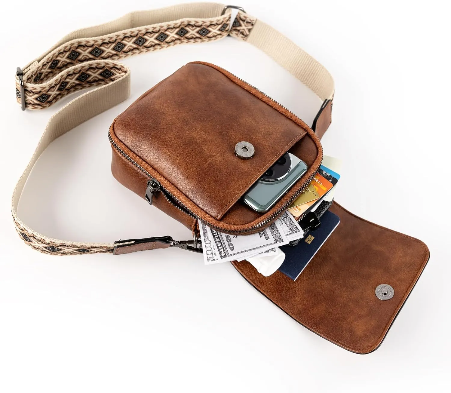 letech  Leather Small Cell Phone Crossbody Bag Purses for Women Cross Body, Travel Bags Gifts