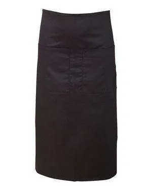 Liberty Bags Long Two-Pocket Cafe Bistro Apron - 5508
