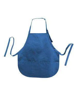 Liberty Bags Sara Three-Pocket Twill Bib Apron - 5507