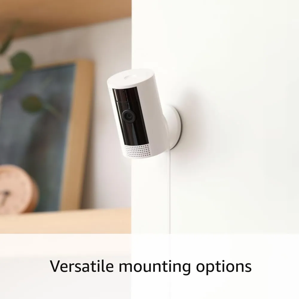 Like-New Ring Indoor Cam (2nd Gen) | latest generation | 1080p HD Video & Color Night Vision, Two-Way Talk, and Manual Audio & Video Privacy Cover | White