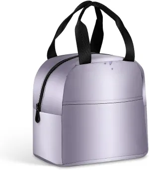 Lilac Shimmer Sparkle Flutter Butterfly Lunch Box Lunch Bag for Men Women Insulated Lunch Box Lunch Bags for Work Picnic Travel
