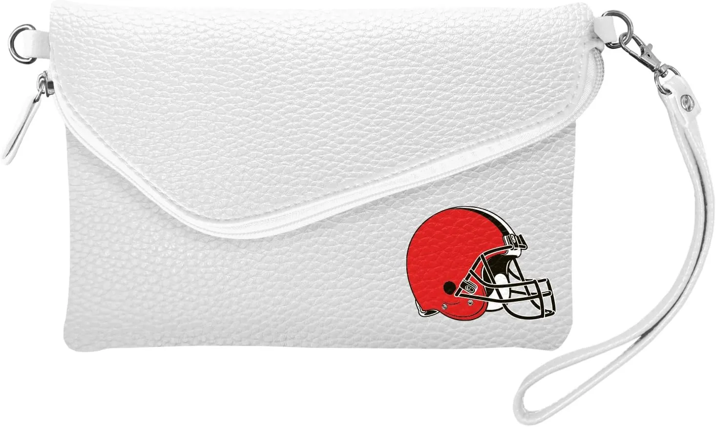 Littlearth Cleveland Browns NFL Pebble Fold Over Crossbody Purse
