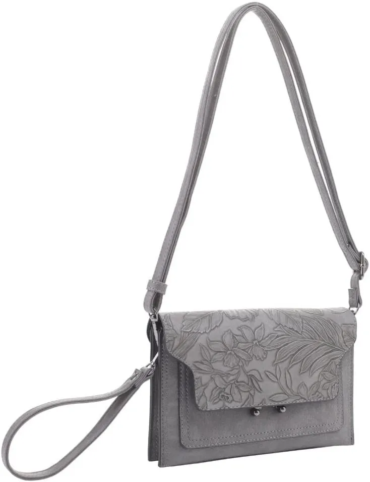 Liz Soto Kate Small Clutch Purses for Women - Vegan Leather Cross Body Shoulder Bag or Handbag with Adjustable Straps