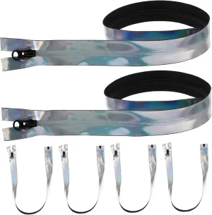 LOLIPPYY 6Pcs Invisible Zippers Coil Zipper Straps for DIY Clothing Craft Projects Durable Self Lock Design for Pants Bags and Accessories