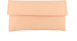 LONI Womens Chic Faux Leather Clutch Shoulder Bag with Long Adjustable Strap