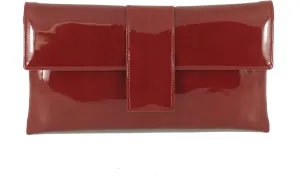 LONI Womens Elegant Patent Clutch Shoulder Bag Occasion Wedding Party Prom Purse