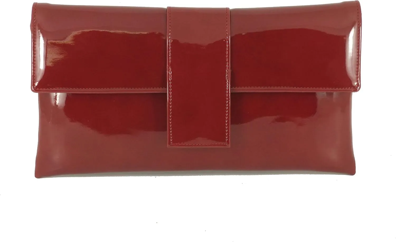 LONI Womens Elegant Patent Clutch Shoulder Bag Occasion Wedding Party Prom Purse