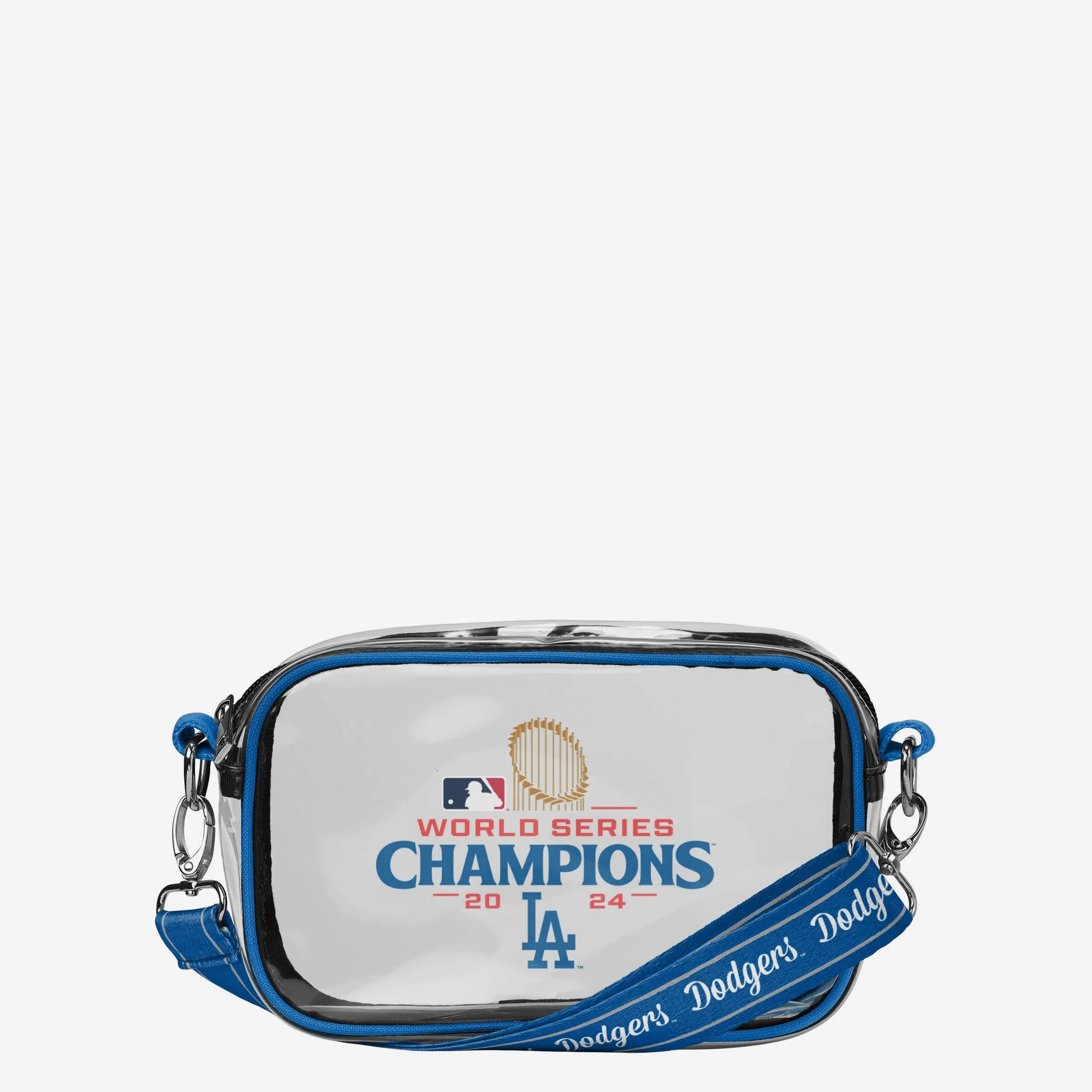 Los Angeles Dodgers 2024 World Series Champions Clear Crossbody Bag