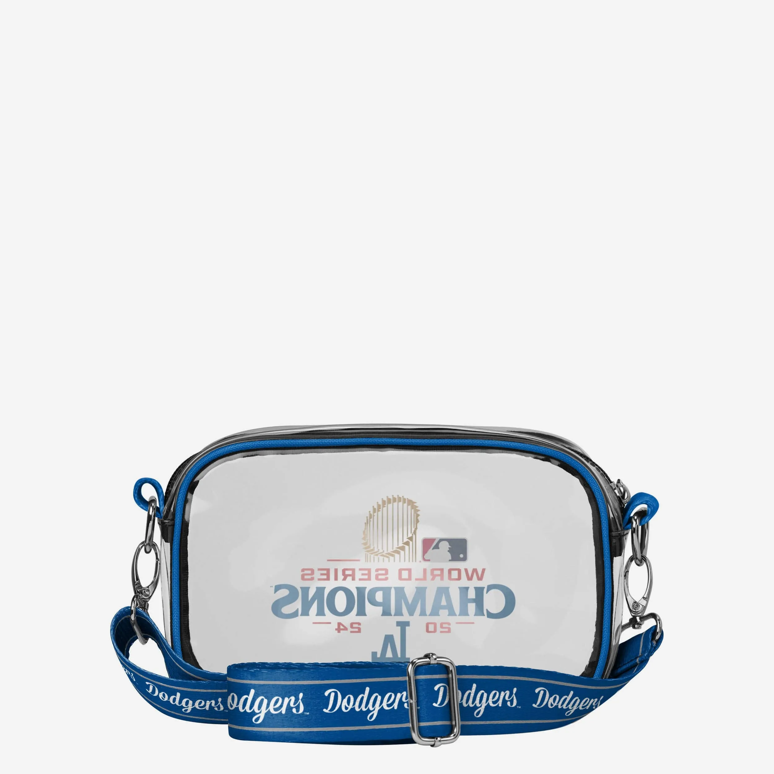 Los Angeles Dodgers 2024 World Series Champions Clear Crossbody Bag