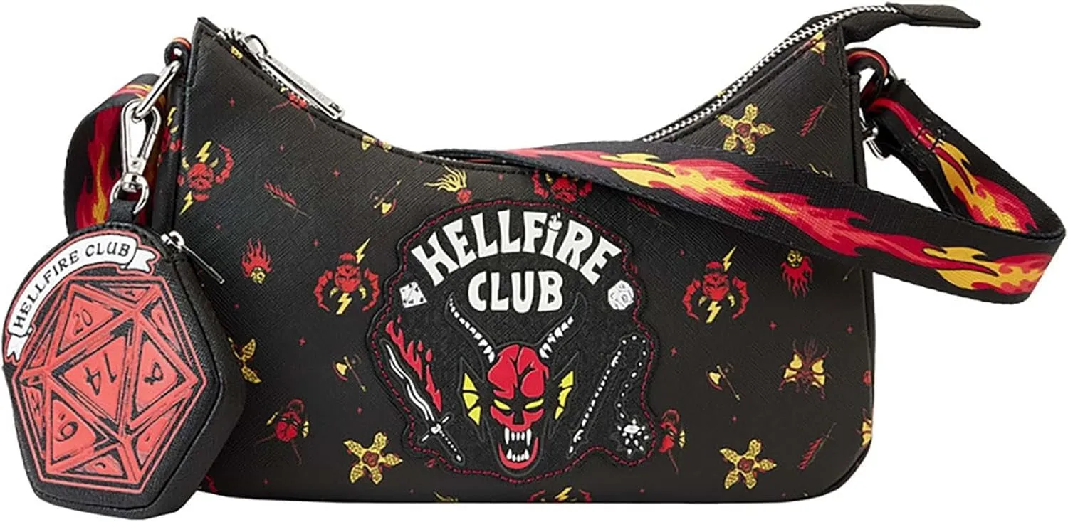Loungefly Netflix Stranger Things Hellfire Club Crossbody Bag