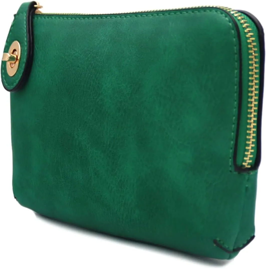 LOVESOME Women's Small Crossbody Bag Wristlet Clutch