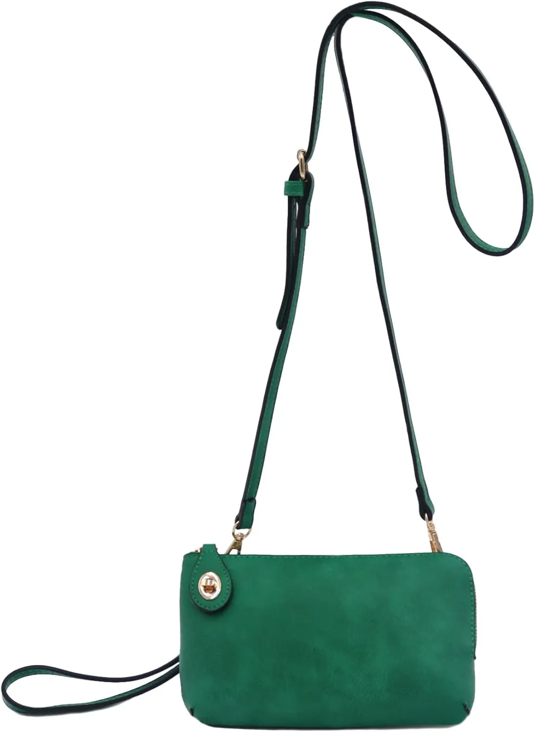 LOVESOME Women's Small Crossbody Bag Wristlet Clutch