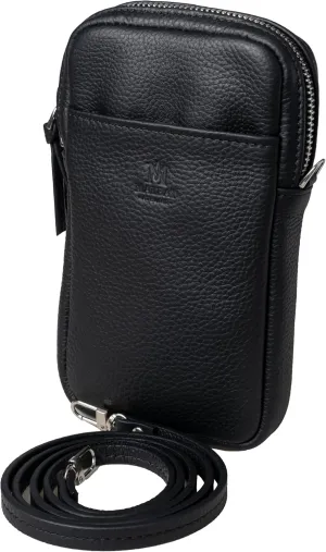 Luxury Crossbody Bag | Handcrafted in the USA | Pebbled Italian Leather