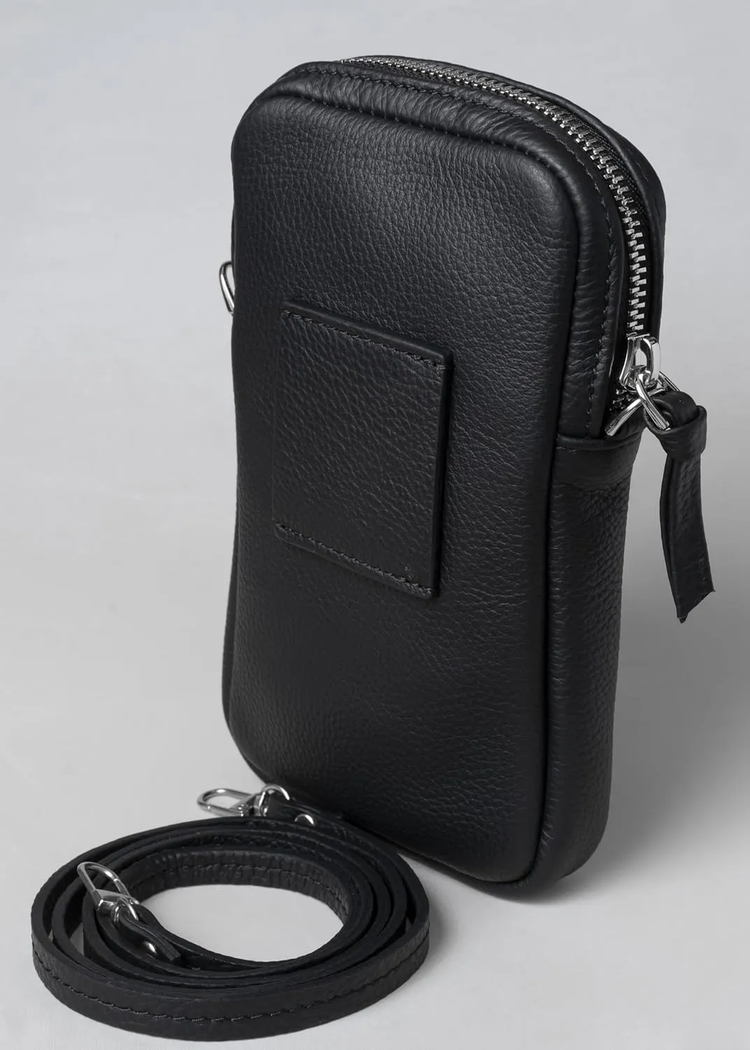Luxury Crossbody Bag | Handcrafted in the USA | Pebbled Italian Leather
